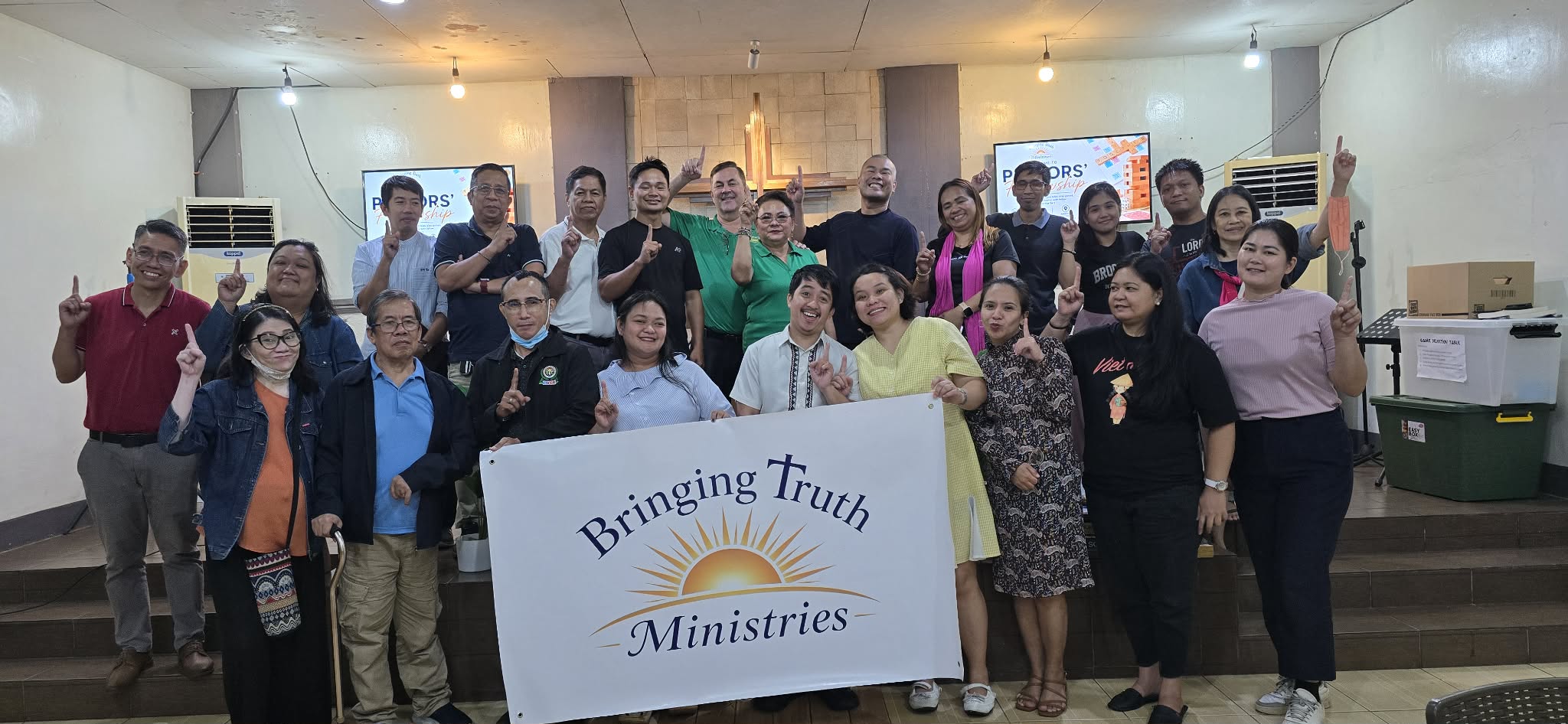 Pastors and church leaders at Bringing Truth Ministries’ first Pastor Fellowship